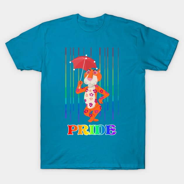 Pride Small World Tiger T-Shirt by Radical Rad